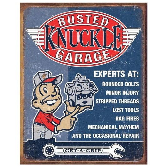 Garage Full Service Repair Shop Metal Tin Signs Posters Plate Wall Decor for Garage Bars Man Cave Cafe Club Retro Posters Plaque - Grand Goldman