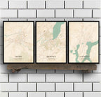 Geneva Lugano St Gallen Austria Switzerland Poster - Grand Goldman