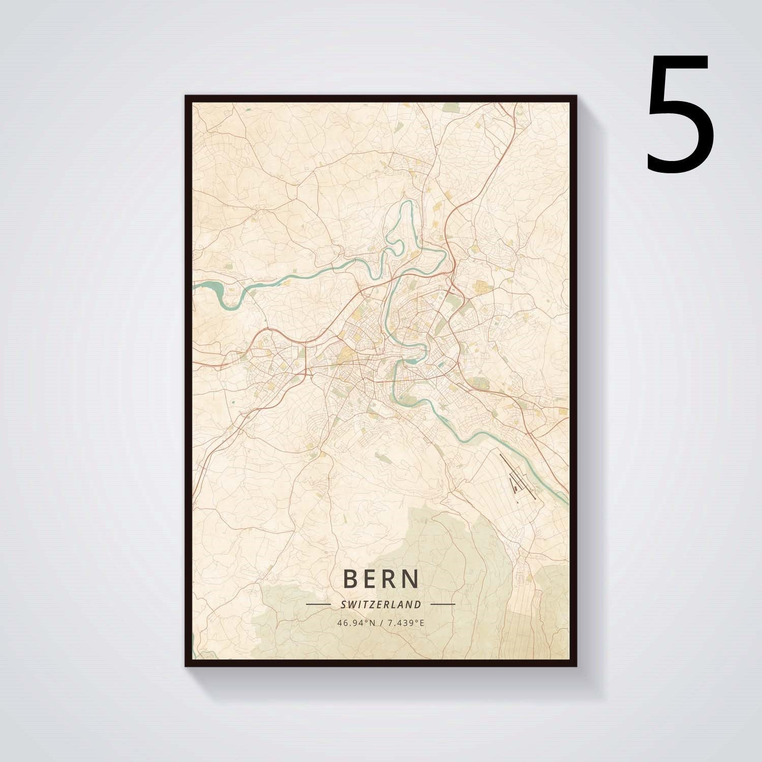 Geneva Lugano St Gallen Austria Switzerland Poster - Grand Goldman