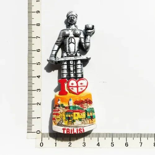 Georgia Kakheti Fridge Magnets Tourism Souvenir Tbilisi Batumi 3d Resin Magnetic Stickers for Refrigerators Home Decor Gifts - Grand Goldman