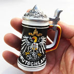 German Fridge Magnet European Beer Mug Germany Heidelberg Stuttgart Travel Souvenir Deutschland Magnetic Refrigerator Sticker - Grand Goldman