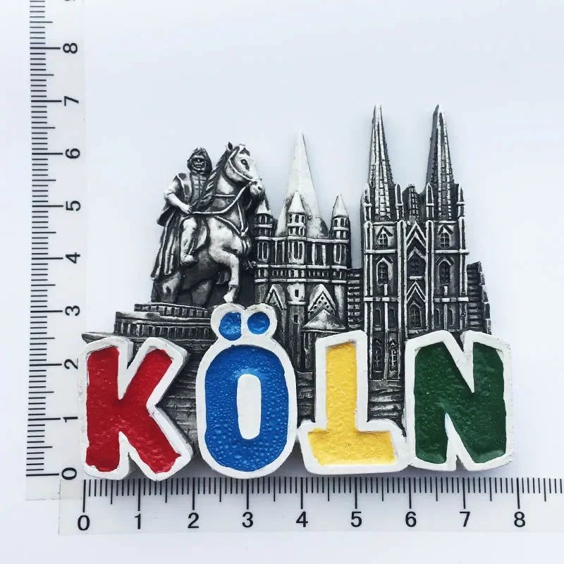 German Fridge Magnet European Beer Mug Germany Heidelberg Stuttgart Travel Souvenir Deutschland Magnetic Refrigerator Sticker - Grand Goldman
