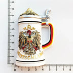 German Fridge Magnet European Beer Mug Germany Heidelberg Stuttgart Travel Souvenir Deutschland Magnetic Refrigerator Sticker - Grand Goldman