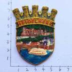 German Fridge Magnet European Beer Mug Germany Heidelberg Stuttgart Travel Souvenir Deutschland Magnetic Refrigerator Sticker - Grand Goldman