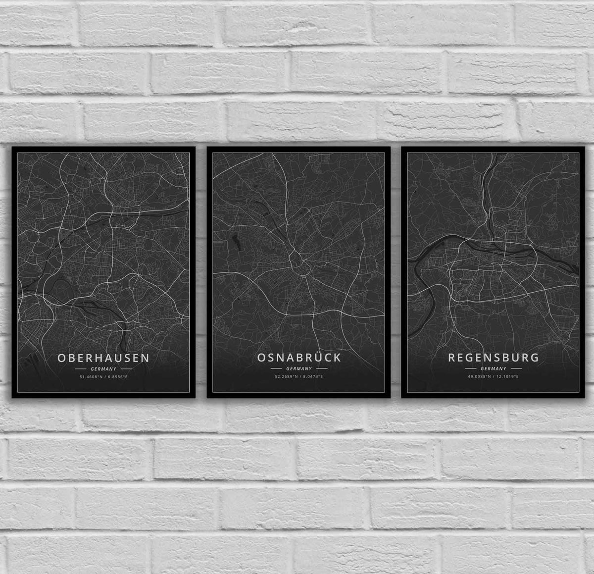 German City Decoration Poster Canvas Painting - Grand Goldman