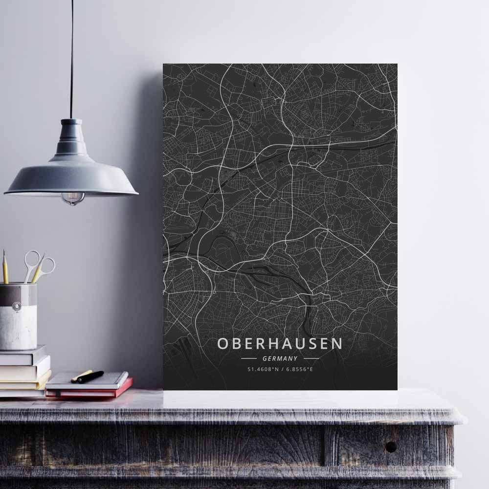 German City Decoration Poster Canvas Painting - Grand Goldman