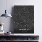 German City Decoration Poster Canvas Painting - Grand Goldman