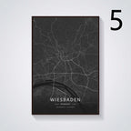 German City Decoration Poster Canvas Painting - Grand Goldman