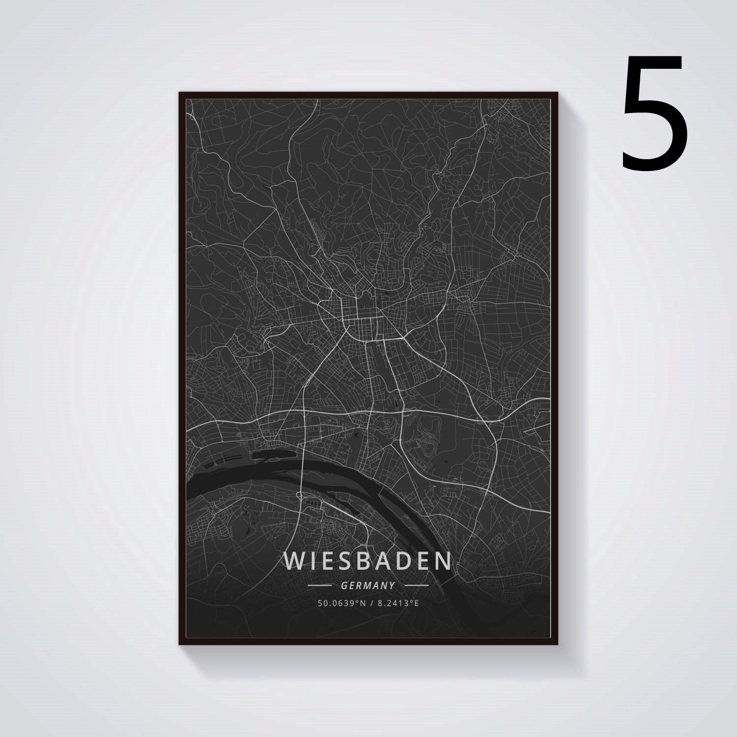 German City Decoration Poster Canvas Painting - Grand Goldman