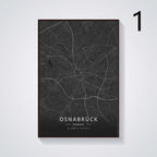 German City Decoration Poster Canvas Painting - Grand Goldman