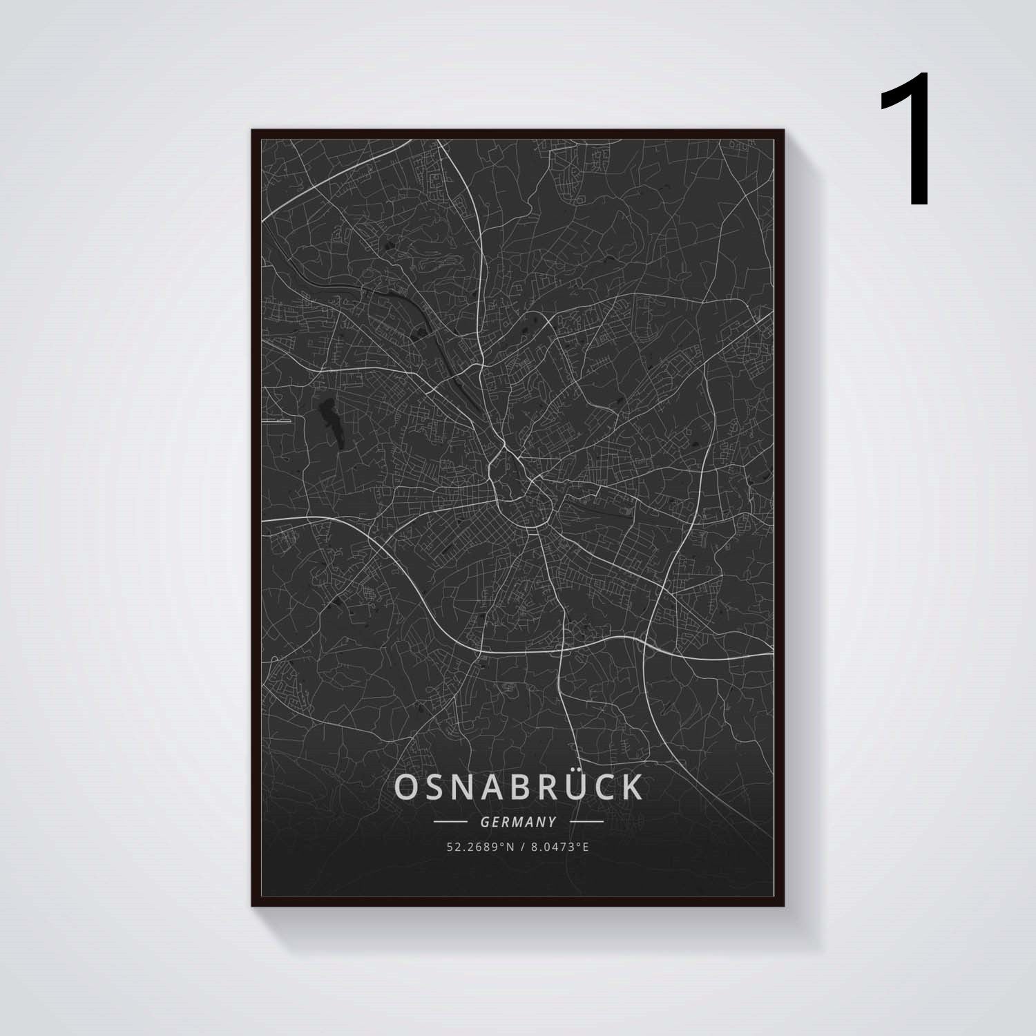 German City Decoration Poster Canvas Painting - Grand Goldman