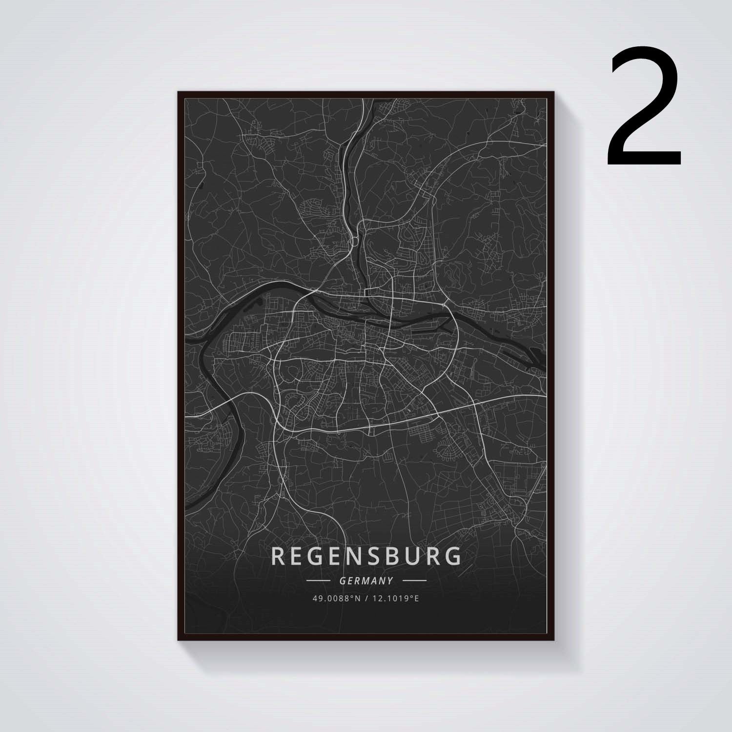 German City Decoration Poster Canvas Painting - Grand Goldman