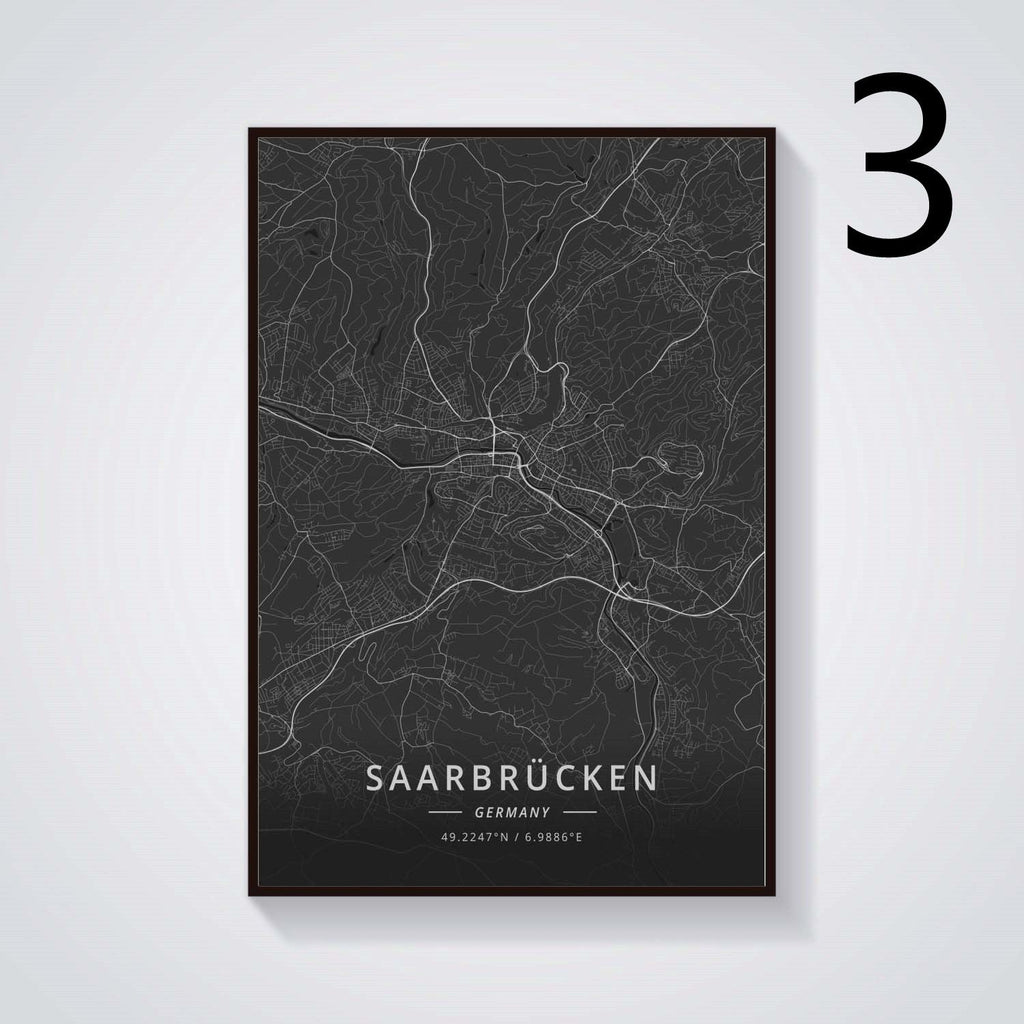 German City Decoration Poster Canvas Painting - Grand Goldman