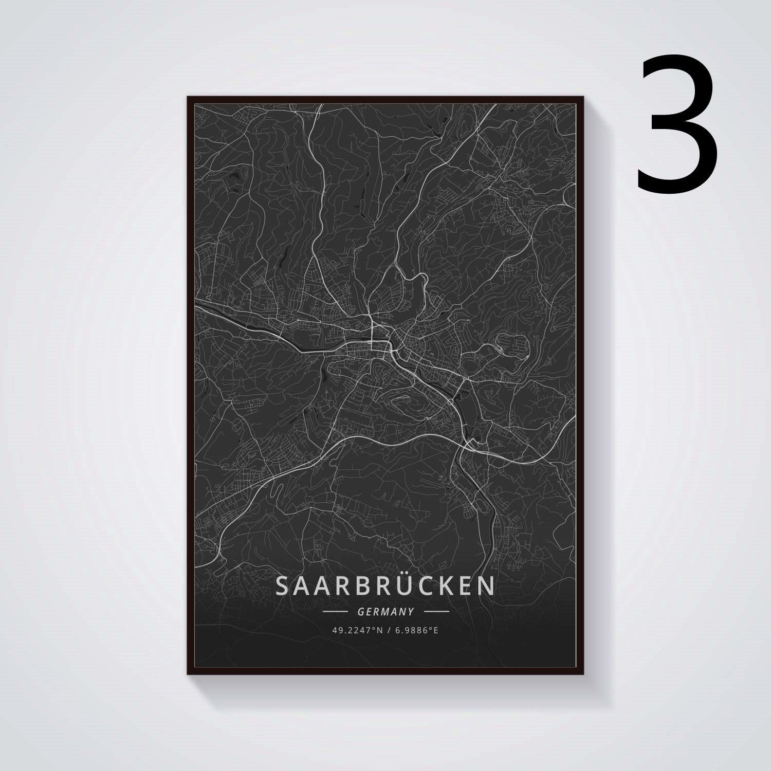 German City Decoration Poster Canvas Painting - Grand Goldman