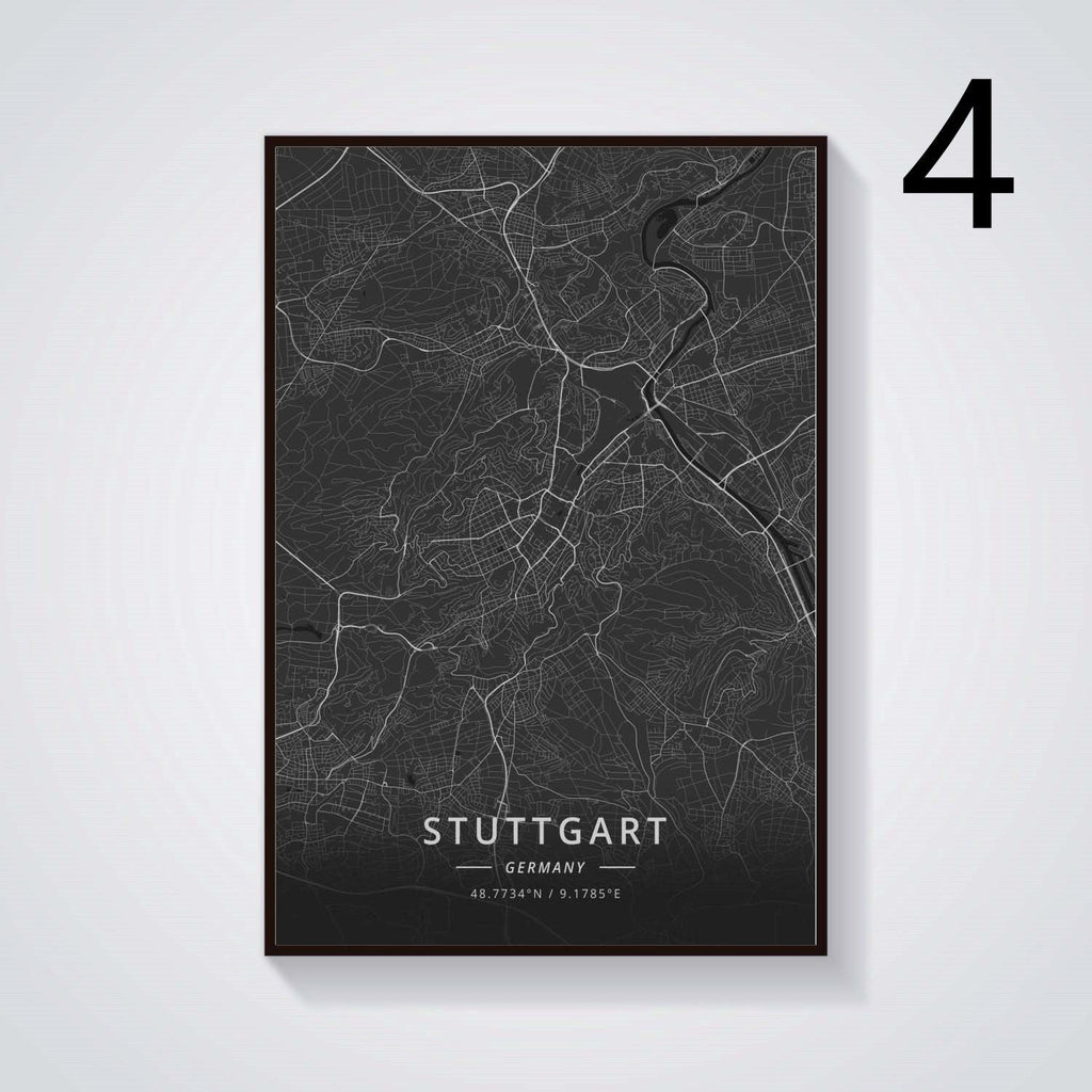 German City Decoration Poster Canvas Painting - Grand Goldman