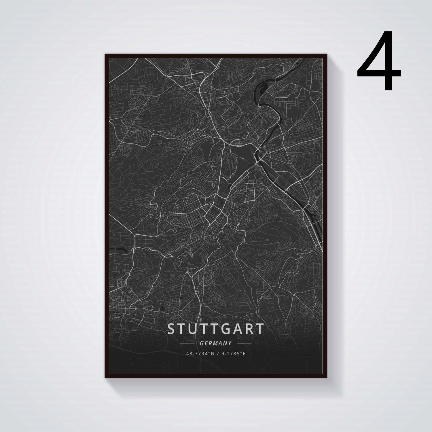 German City Decoration Poster Canvas Painting - Grand Goldman