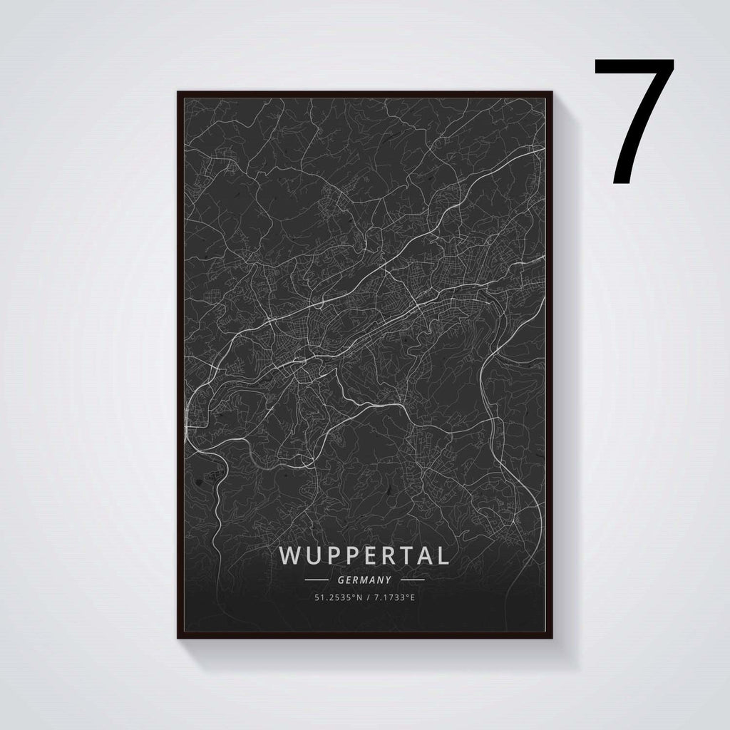 German City Decoration Poster Canvas Painting - Grand Goldman