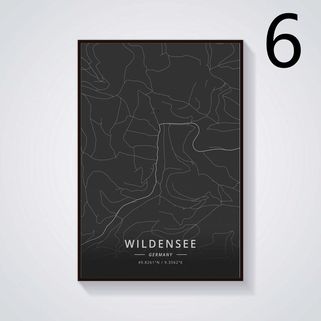 German City Decoration Poster Canvas Painting - Grand Goldman