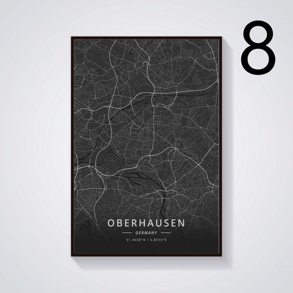 German City Decoration Poster Canvas Painting - Grand Goldman