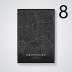 German City Decoration Poster Canvas Painting - Grand Goldman