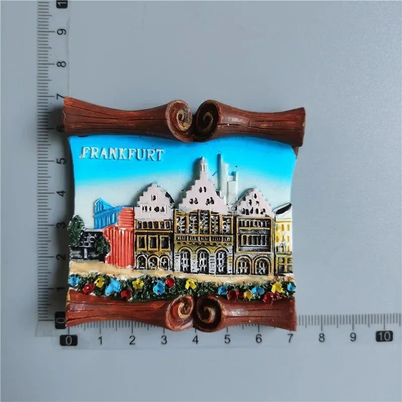 Germany Fridge Magnets Cuckoo Clock Mug Berlin Munich Dresden Frankfurt Freiburg Neuschwanstein Refrigerator Magnets Sticker - Grand Goldman