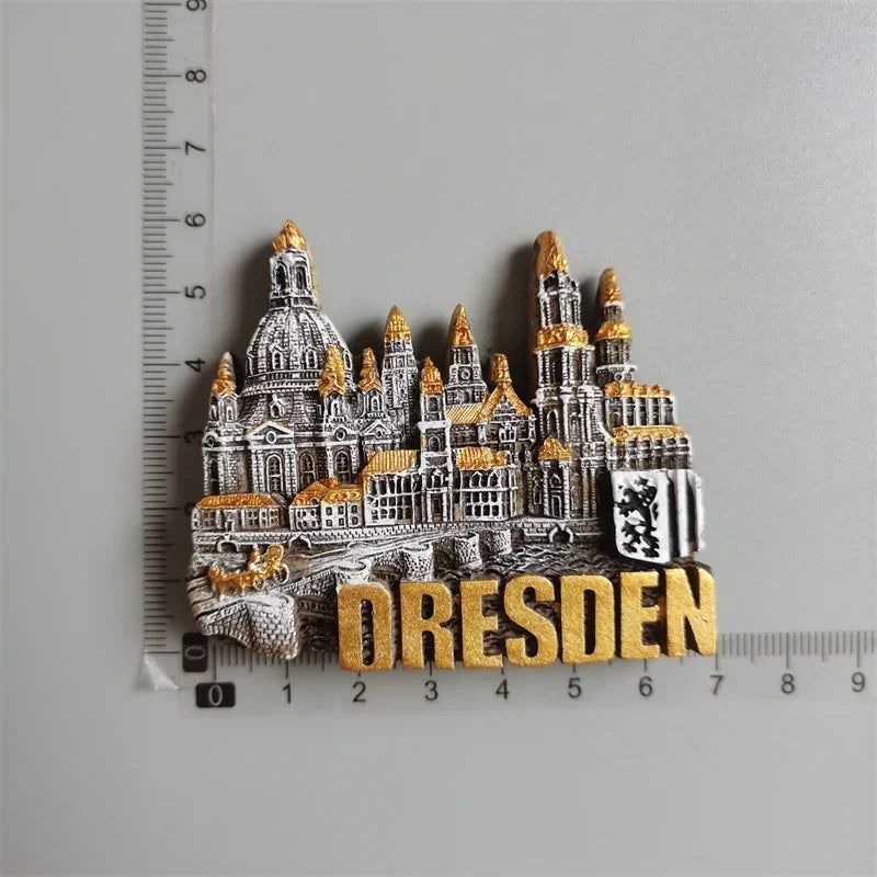 Germany Fridge Magnets Cuckoo Clock Mug Berlin Munich Dresden Frankfurt Freiburg Neuschwanstein Refrigerator Magnets Sticker - Grand Goldman