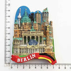 Germany Fridge Magnets Cuckoo Clock Mug Berlin Munich Dresden Frankfurt Freiburg Neuschwanstein Refrigerator Magnets Sticker - Grand Goldman