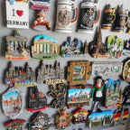 Germany Fridge Magnets Cuckoo Clock Mug Berlin Munich Dresden Frankfurt Freiburg Neuschwanstein Refrigerator Magnets Sticker - Grand Goldman
