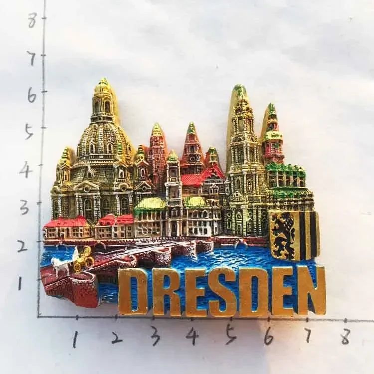 Germany Fridge Magnets Cuckoo Clock Mug Berlin Munich Dresden Frankfurt Freiburg Neuschwanstein Refrigerator Magnets Sticker - Grand Goldman