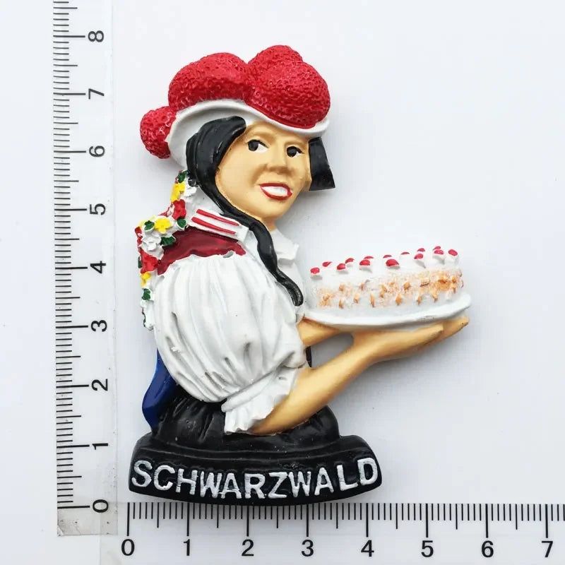 Germany Fridge Magnets Tourism Souvenir Munich home Cuckoo Clock Schwarzwald Magnetic Refrigerator Stickers Home Decoration Gift - Grand Goldman