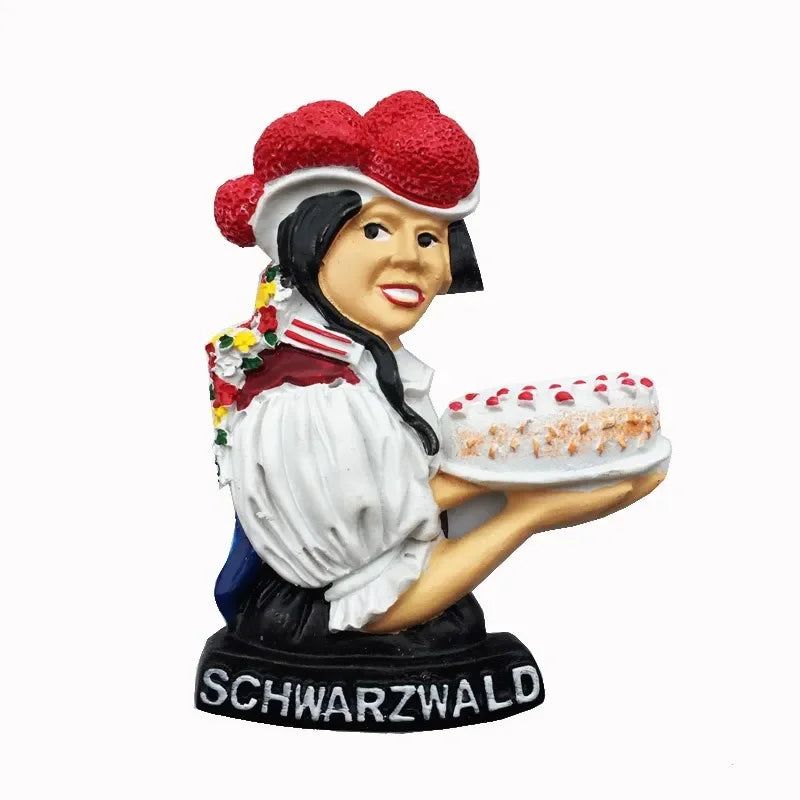 Germany Fridge Magnets Tourism Souvenir Munich home Cuckoo Clock Schwarzwald Magnetic Refrigerator Stickers Home Decoration Gift - Grand Goldman