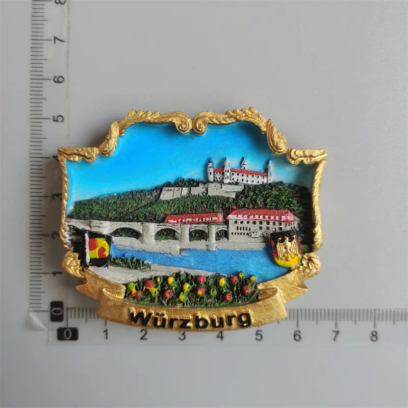 Germany Magnets Berlin Munich Hamburg Stuttgart Frankfurt Kölner Bremen Schwarzwald Oktoberfest Refrigerator Magnets Sticker - Grand Goldman