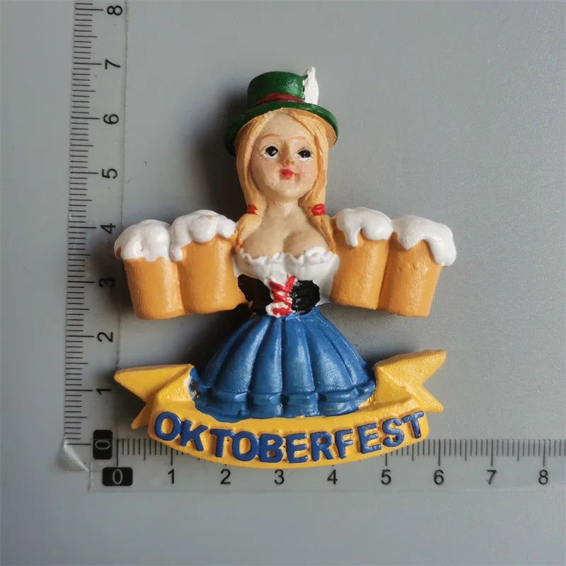 Germany Magnets Berlin Munich Hamburg Stuttgart Frankfurt Kölner Bremen Schwarzwald Oktoberfest Refrigerator Magnets Sticker - Grand Goldman