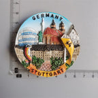Germany Magnets Berlin Munich Hamburg Stuttgart Frankfurt Kölner Bremen Schwarzwald Oktoberfest Refrigerator Magnets Sticker - Grand Goldman