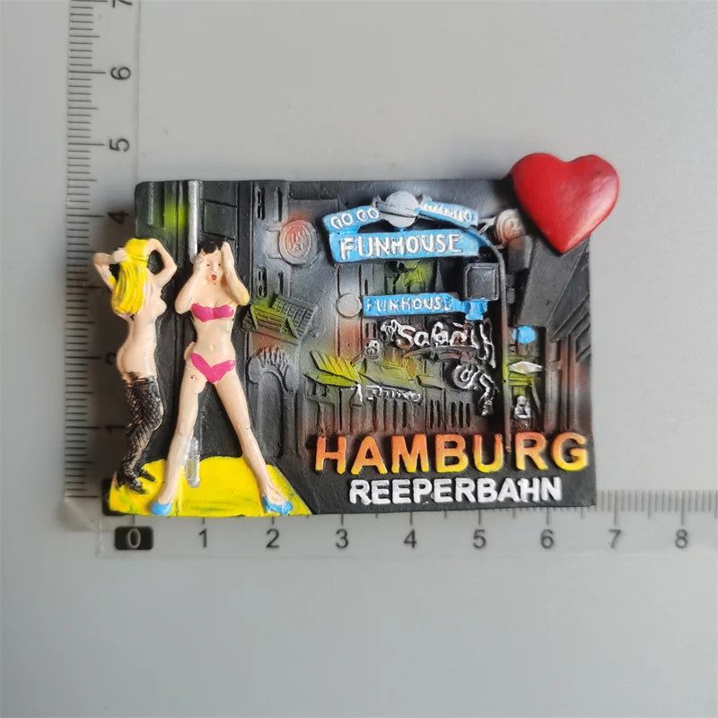 Germany Magnets Berlin Munich Hamburg Stuttgart Frankfurt Kölner Bremen Schwarzwald Oktoberfest Refrigerator Magnets Sticker - Grand Goldman