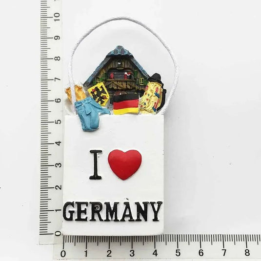 Germany Munich home Refrigerator Magnets sticker Hamburg Schwarzwald Dublin Tourist Souvenirs Magnetic Stickers for The Fridge - Grand Goldman