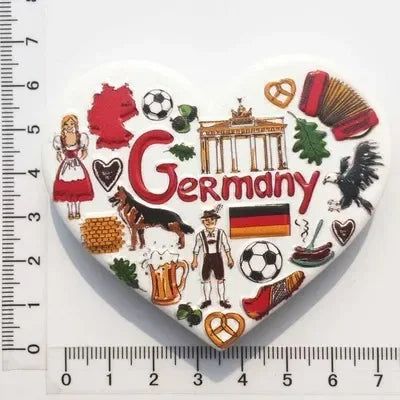 Germany Munich home Refrigerator Magnets sticker Hamburg Schwarzwald Dublin Tourist Souvenirs Magnetic Stickers for The Fridge - Grand Goldman