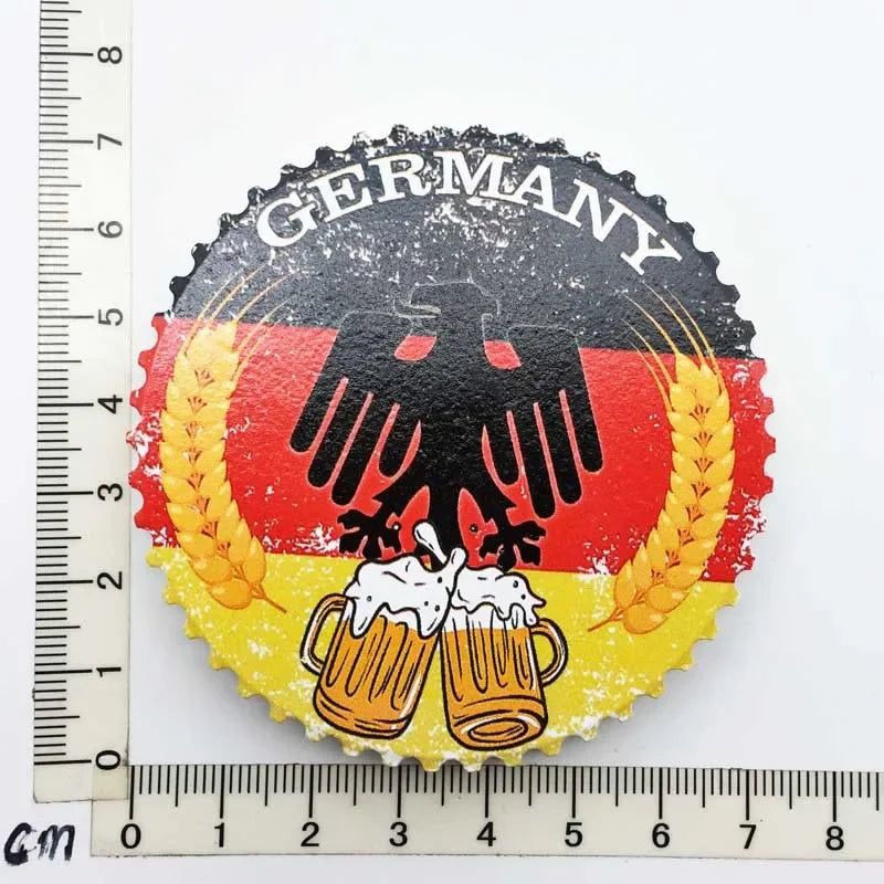 Germany Tourist Souvenir Berlin Munich Hamburg Stuttgart Kölner Bayern Bremen Schwarzwald Hohenzollern Fridge Magnets Sticker - Grand Goldman