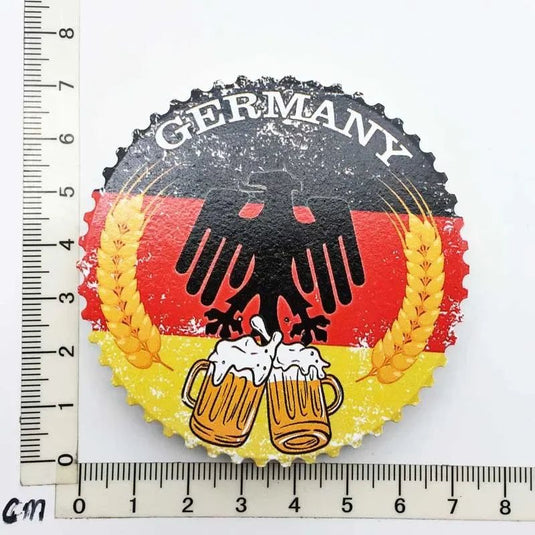 Germany Tourist Souvenir Berlin Munich Hamburg Stuttgart Kölner Bayern Bremen Schwarzwald Hohenzollern Fridge Magnets Sticker - Grand Goldman