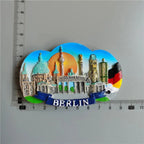 Germany Tourist Souvenir Berlin Munich Hamburg Stuttgart Kölner Bayern Bremen Schwarzwald Hohenzollern Fridge Magnets Sticker - Grand Goldman