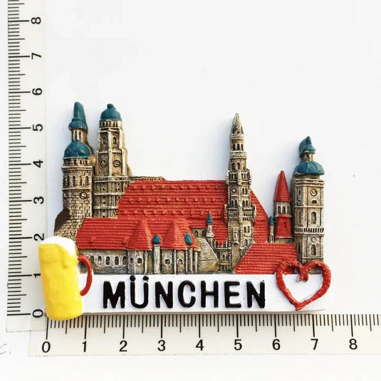 Germany Tourist Souvenir Berlin Munich Hamburg Stuttgart Kölner Bayern Bremen Schwarzwald Hohenzollern Fridge Magnets Sticker - Grand Goldman