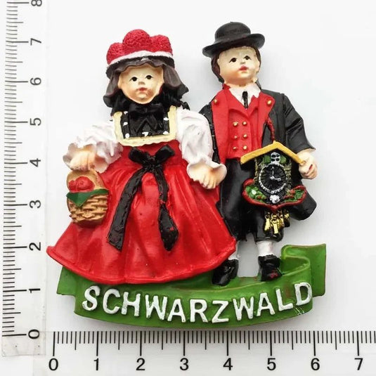 Germany Fridge Magnets Tourism Souvenir Munich home Cuckoo Clock Schwarzwald Magnetic Refrigerator Stickers Home Decoration Gift - Grand Goldman