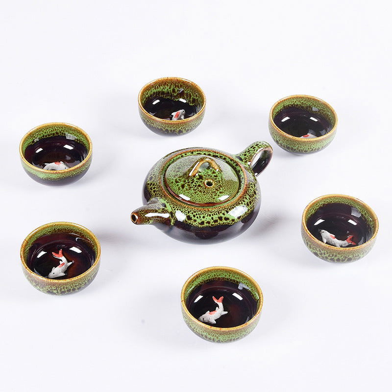 Gift tea set, add Yuyao to tea set - Grand Goldman