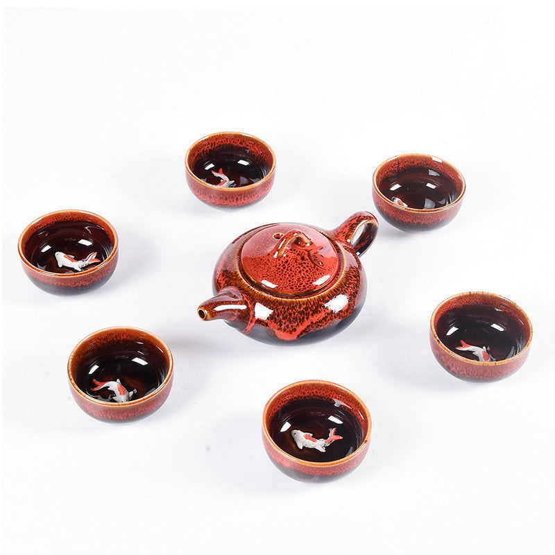Gift tea set, add Yuyao to tea set - Grand Goldman