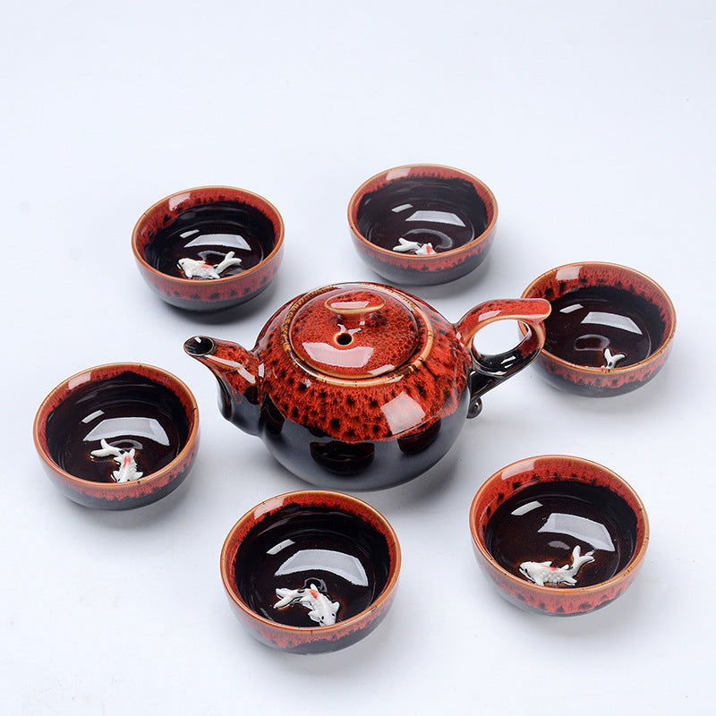 Gift tea set, add Yuyao to tea set - Grand Goldman