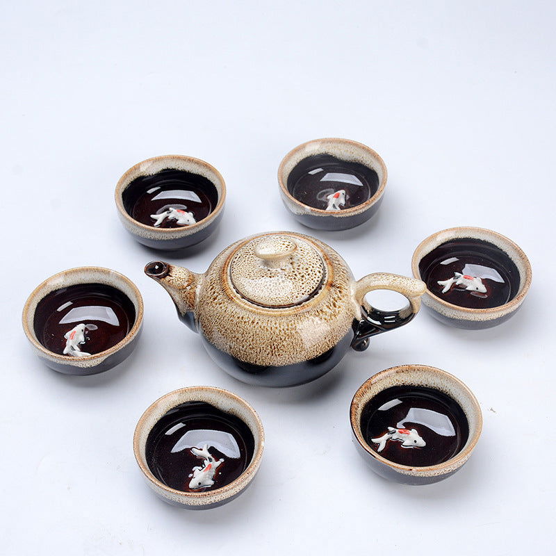 Gift tea set, add Yuyao to tea set - Grand Goldman