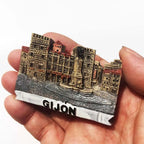 Gijon Marbella Granada Alhambra fridge magnets Spain tourism souvenir crafts gift magnetic refrigerator magnets kitchen decor - Grand Goldman