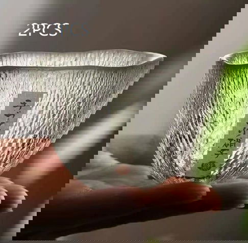 Glass Hammered Japanese Kung Fu Tea Cup - Grand Goldman