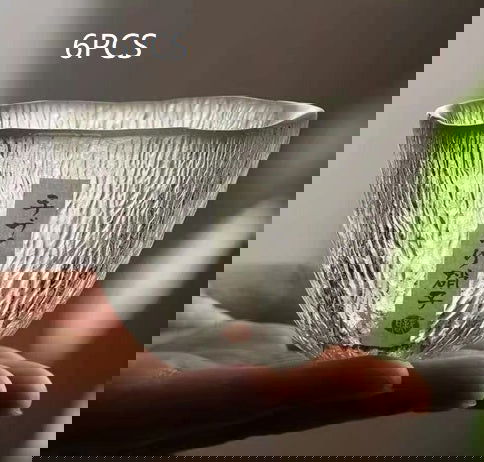 Glass Hammered Japanese Kung Fu Tea Cup - Grand Goldman