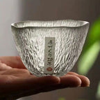 Glass Hammered Japanese Kung Fu Tea Cup - Grand Goldman